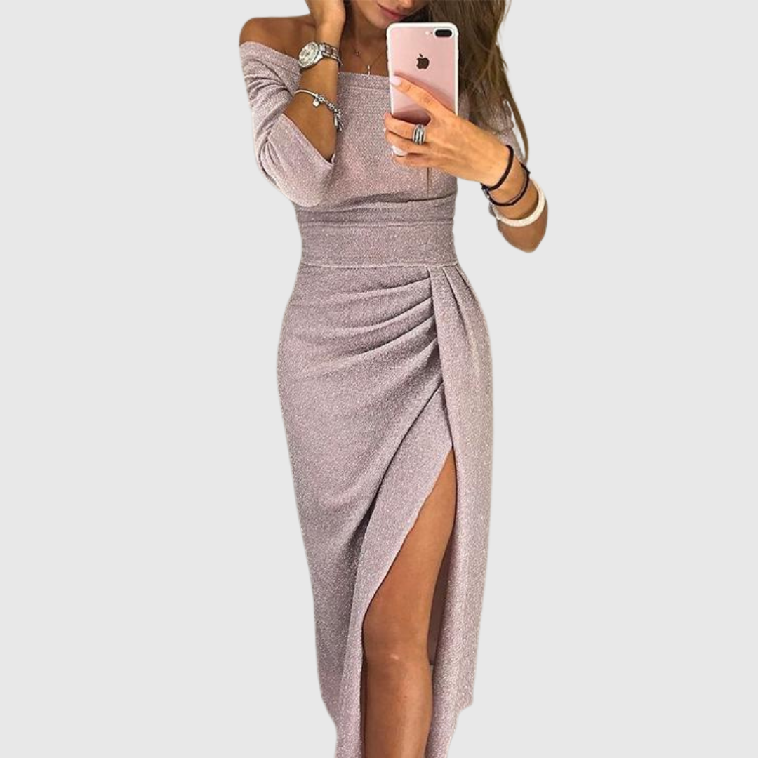 Violet &amp; Grace - Eirian | Off-Shoulder Gala Dress