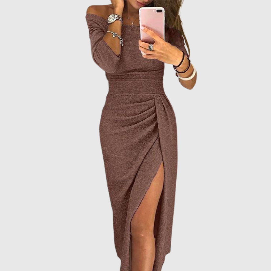 Violet &amp; Grace - Eirian | Off-Shoulder Gala Dress