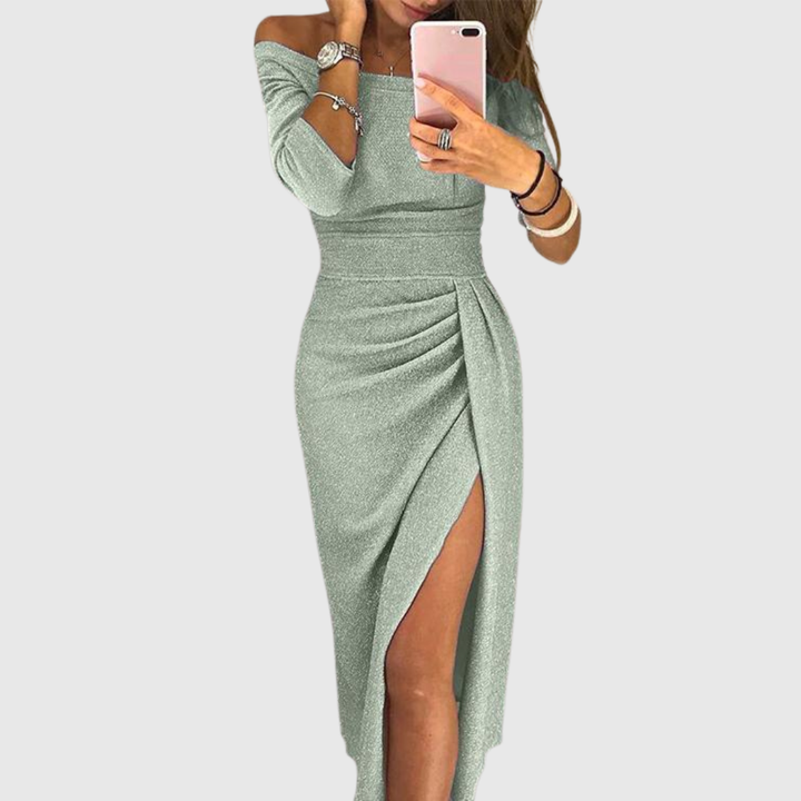 Violet &amp; Grace - Eirian | Off-Shoulder Gala Dress