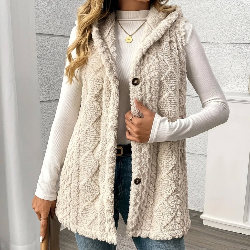 Willow™ Hooded Sherpa Vest